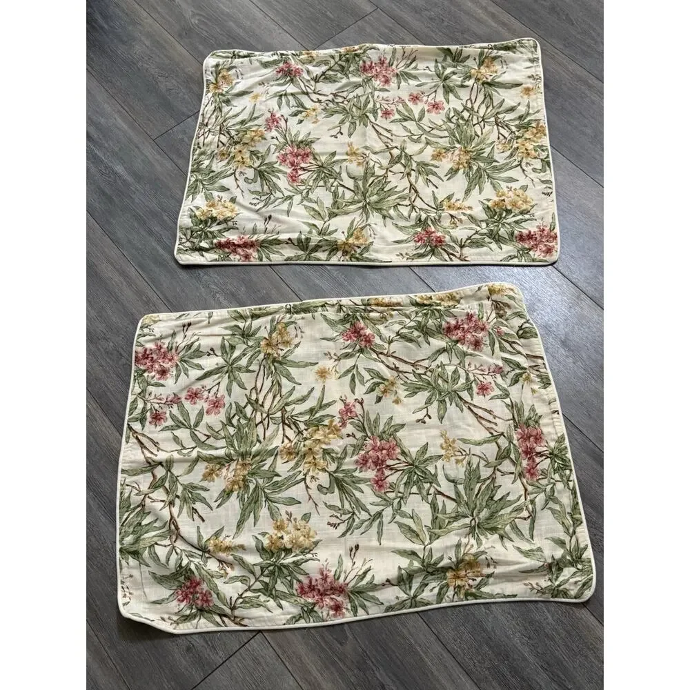 CHAPS RALPH LAUREN Key Biscayne Botanical Tropical Full/Queen Comforter Shams